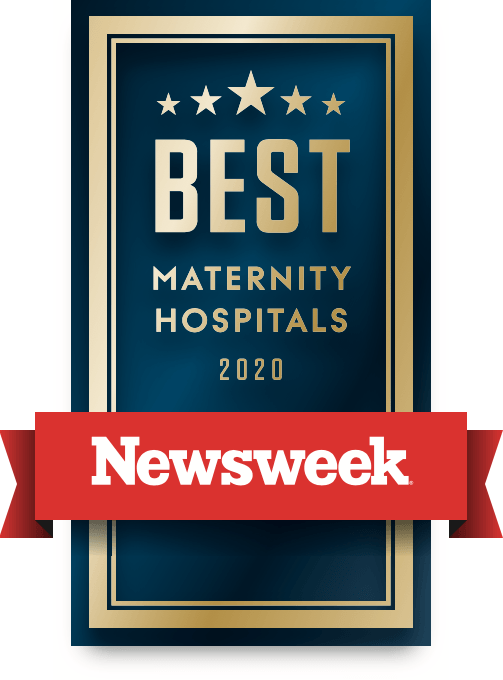 Newsweek's Maternity Hospitals 2020 badge